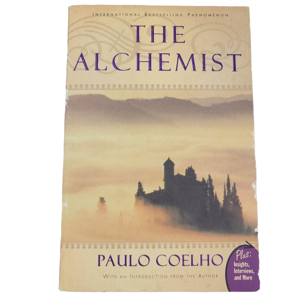 The Alchemist Paulo Coelho Book Fiction Novel Read Home Office Decor Library